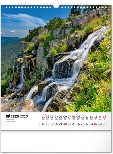 Wall Calendar Krkonoše 2026