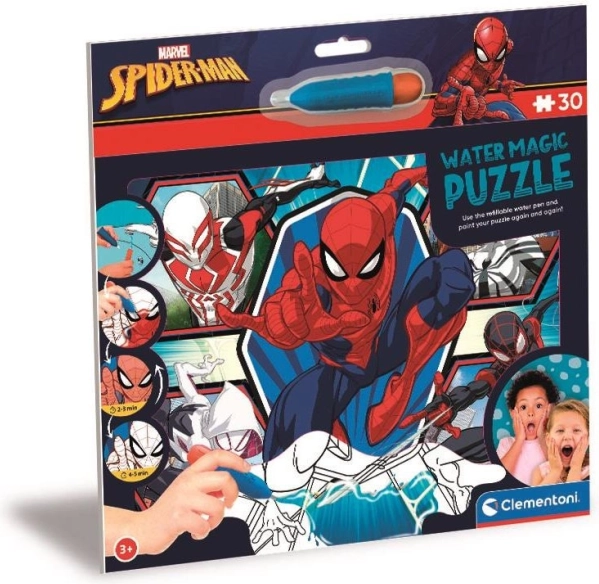 Magical Water Puzzle Water Magic: Spiderman 30 Pieces