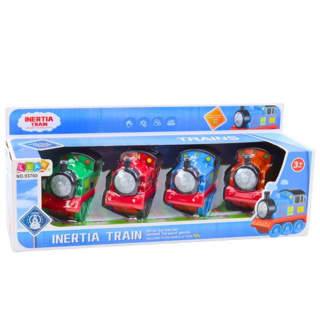 Set locomotieven met aandrijving 4 stuks