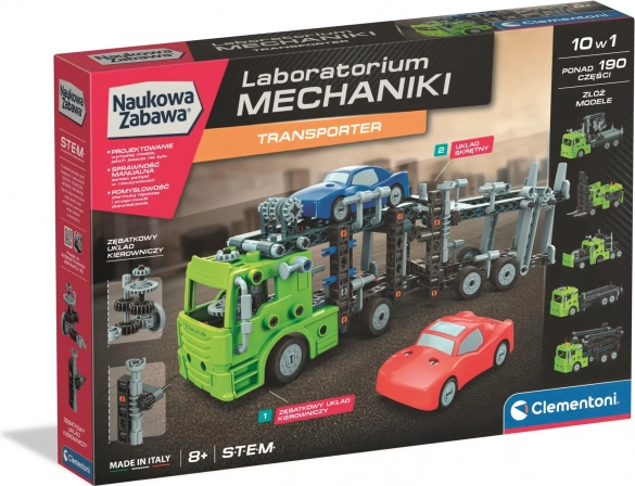 Laboratoire de mécanique – transporteur kit de construction CLEMENTONI