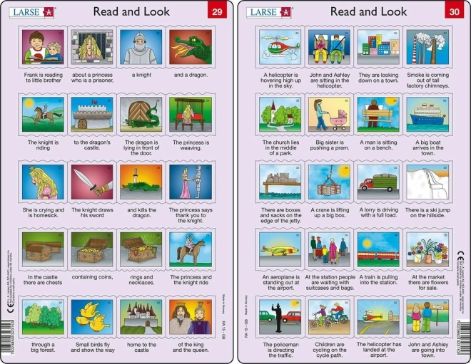 English Puzzle – Longer Sentences, 20 Pieces