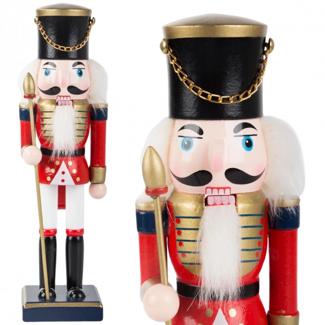 Houten notenkraker soldaat kerstdecoratie