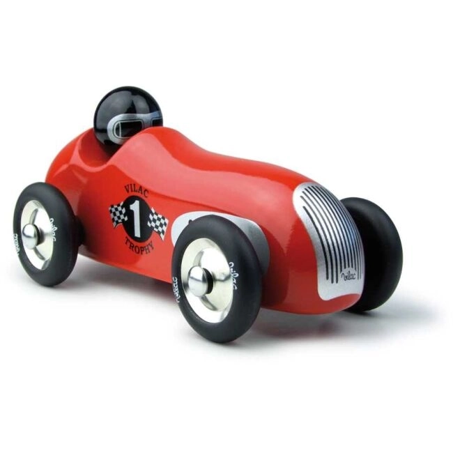 Vilac rotes historisches Rennwagen