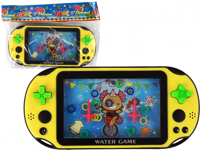 Water behendigheid spelconsole geel met onderwaterwereld