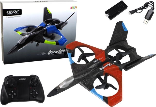 Quadcopter RC Fighter Remote Controlled Aircraft Red