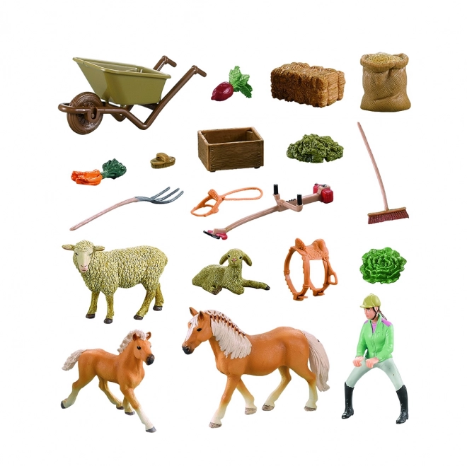 Boerderij exclusief met paard en veulen
