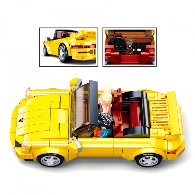 Gelbes Sportauto Sluban ModelBricks