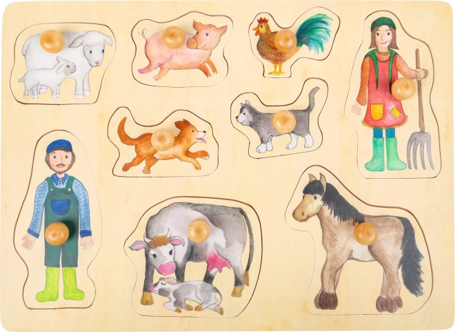 Wooden Puzzle Life on the Farm small foot