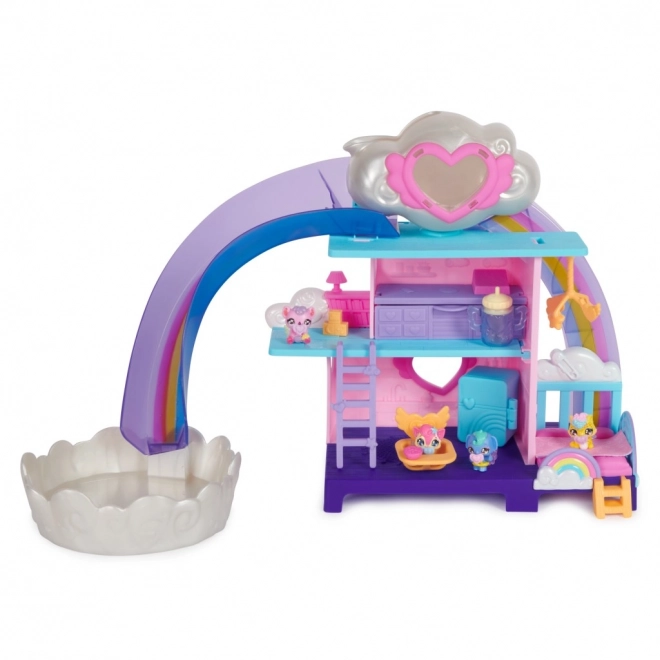 Hatchimals Spielset Regenbogenwelt im Wasser schlüpfend