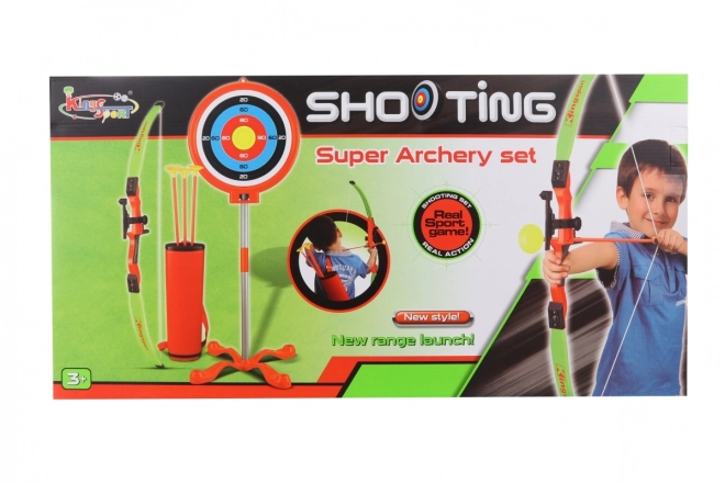 Shooting set for children with target