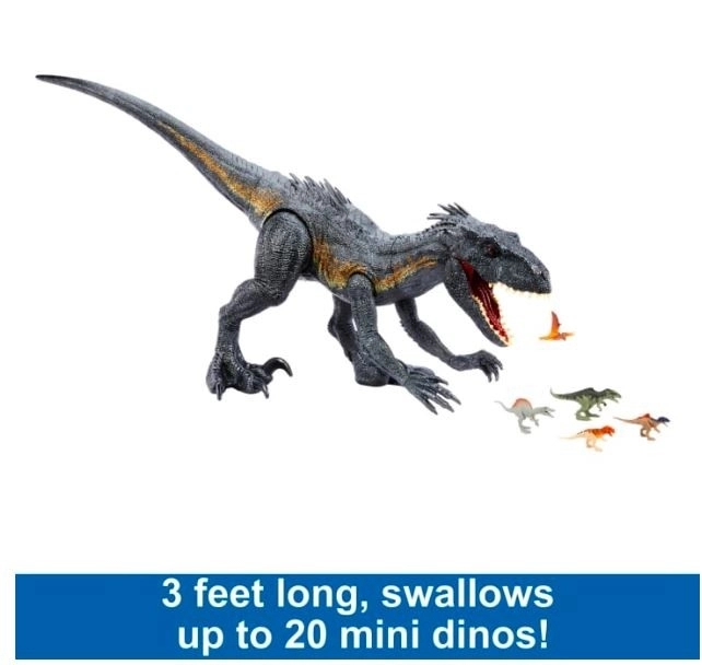 Kolossale Indoraptor-figuur van Jurassic World