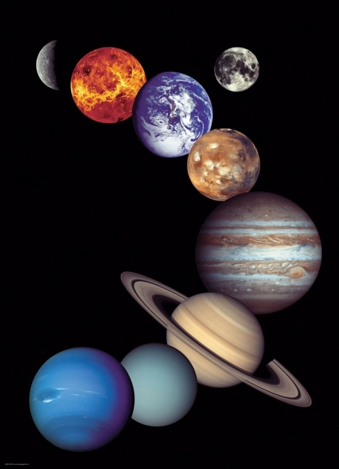 Puzzle EUROGRAPHICS NASA – système solaire, 1000 pièces