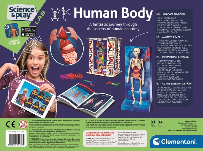 CLEMENTONI Science&Play: Menselijk lichaam 2023