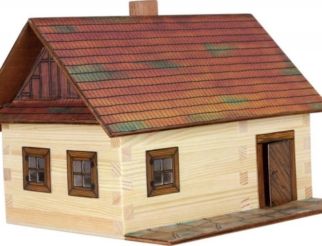Maquette en bois à coller WALACHIA – chalet en rondins 1:32