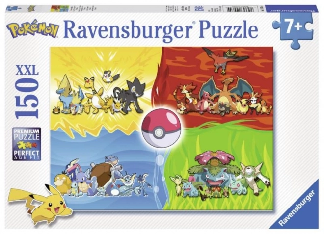 Types de Pokémon 150 pièces