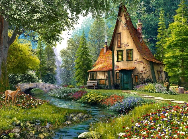 Toadstool Cottage 2000-piece Puzzle