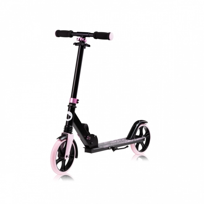 Opvouwbare step Lionelo Luca zwart met roze accenten