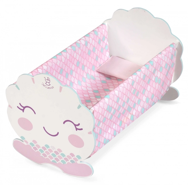 DeCuevas 55141 Houten Wiege voor Poppen met Accessoires Ocean Fantasy 2021
