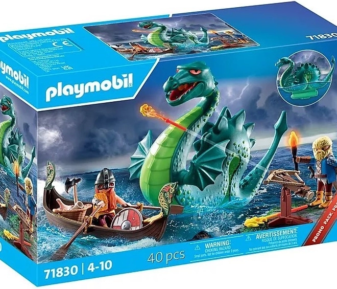 Set van figuren Mijn Leven Viking met zeeslang