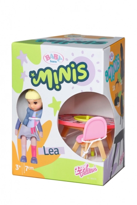BABY born Minis Set avec table d'anniversaire, chaises et poupée