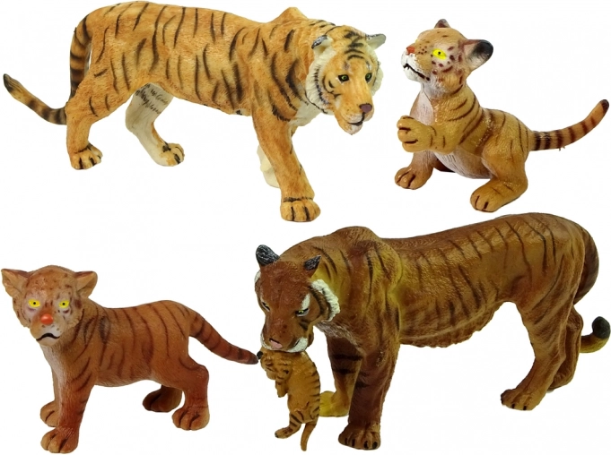 Dynamic tiger figurines