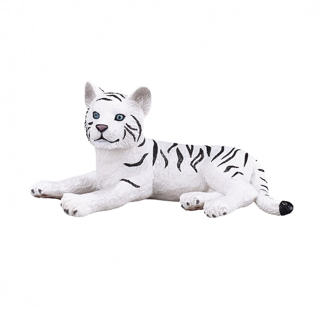 Liegende Weiße Tigerfigur