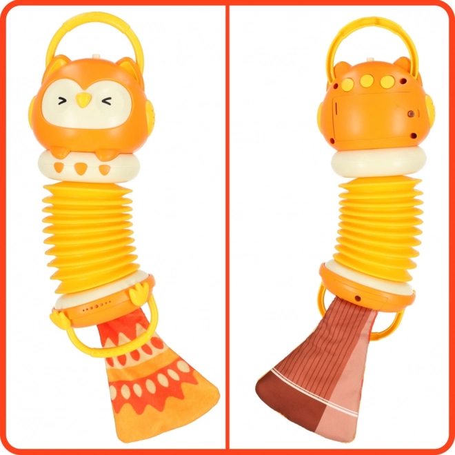 Children's Accordion Owl Orange