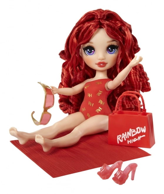 Rainbow High stylische Schwimmpuppe Ruby Red