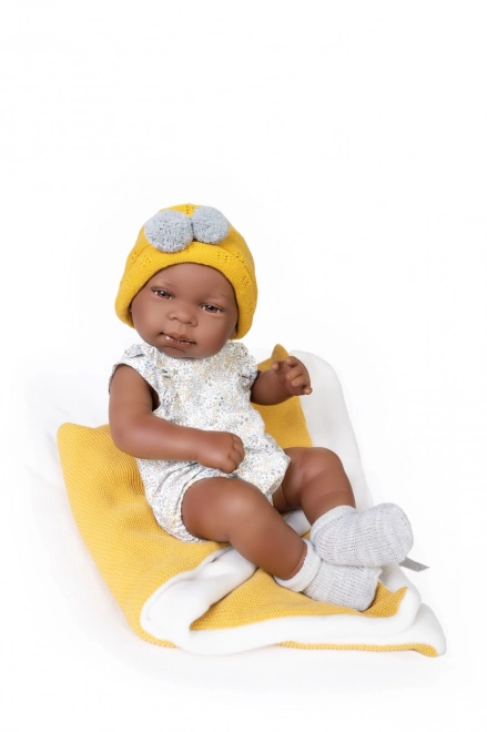 Antonio Juan 50287 MULATO - poupée réaliste bébé avec corps en vinyle intégral - 42 cm