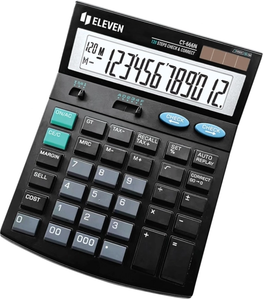 Calculatrice ELEVEN CT666N noire