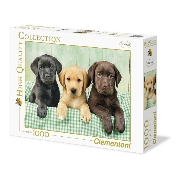 Puzzel 1000 stukjes Drie Labradors
