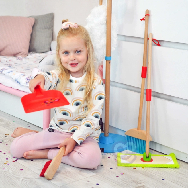Houten schoonmaakset voor kinderen Tooky Toy