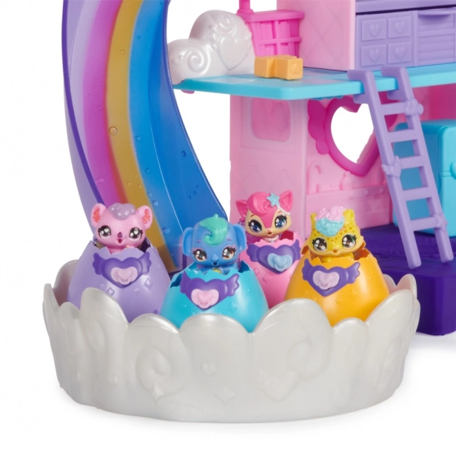 Hatchimals Spielset Regenbogenwelt im Wasser schlüpfend
