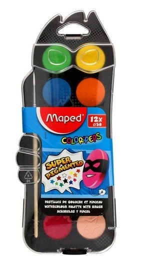 Waterverf Maped Color'Peps 12 stuks