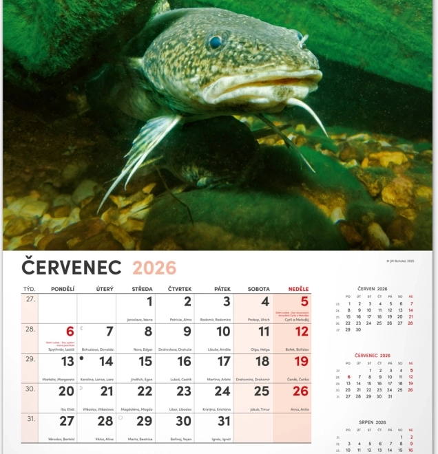 Wandkalender Visserij 2026