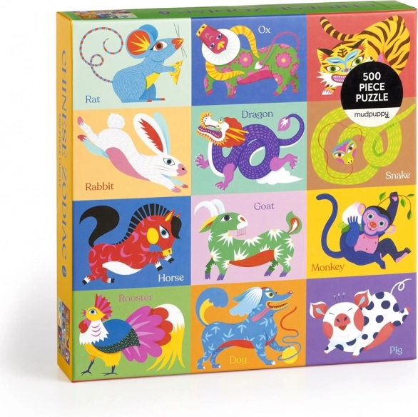 Puzzle Zodiaque chinois 500 pièces