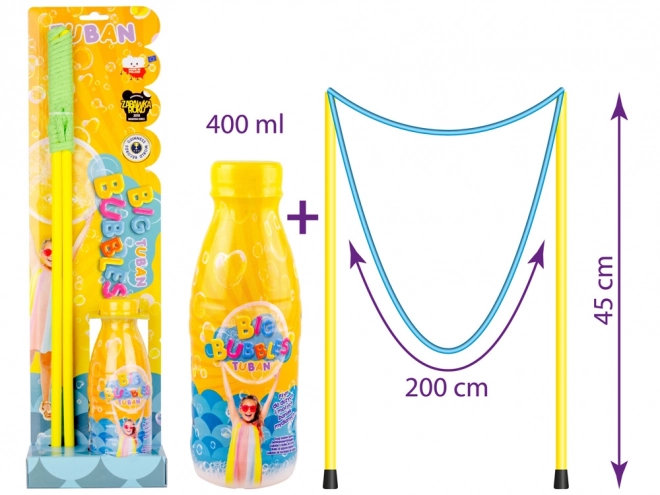 Giant Soap Bubbles Set with 400ml Solution