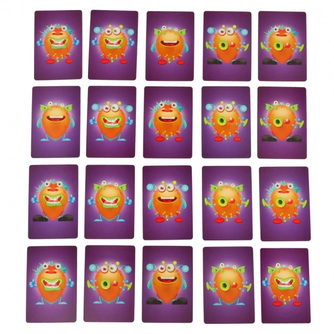 Vang de monsters spel voor kinderen op reactie en geheugentraining