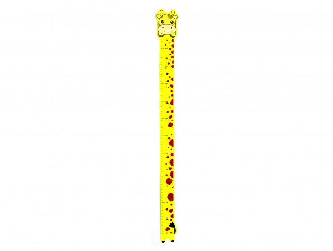 Meetlint voor aan de muur giraffe 165 cm