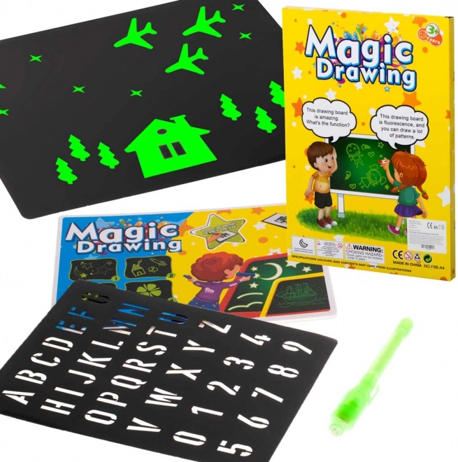 Magische tekentablet met UV-pen voor kinderen