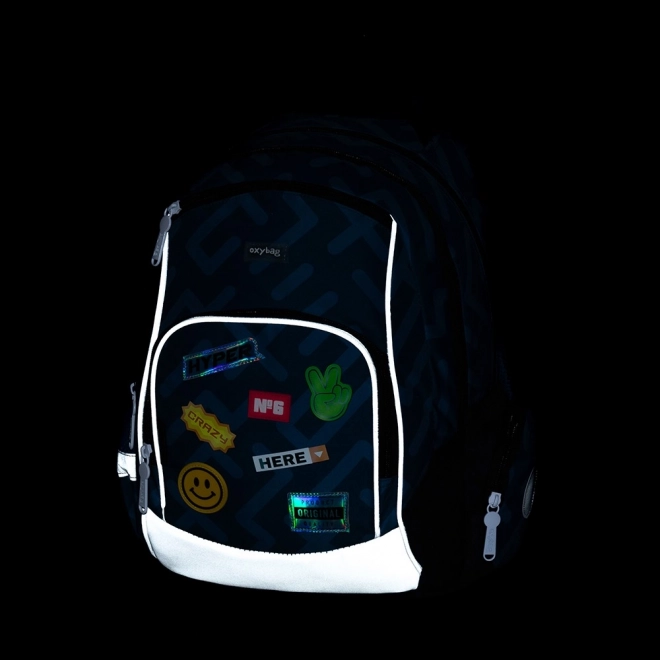 School Backpack Oxy Go Stickers