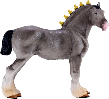 Mojo Figur Shire-Pferd – Grauschimmel