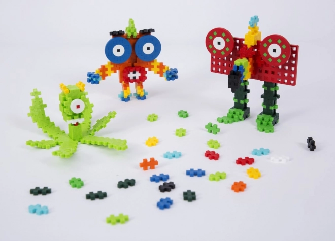 Plus-Plus Kreativset Lerne Monster Bauen