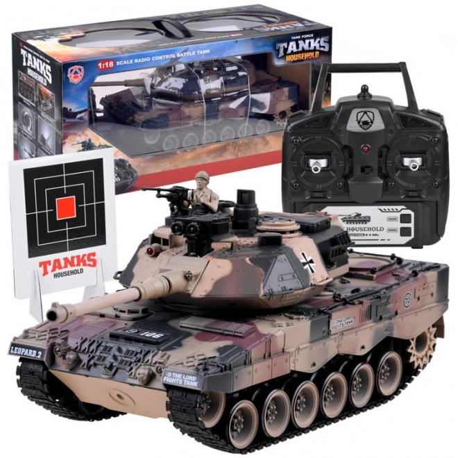 Grote op afstand bestuurbare tank LEOPARD RC0106