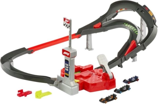 Hot Wheels Racing starter race track with 1:64 cars