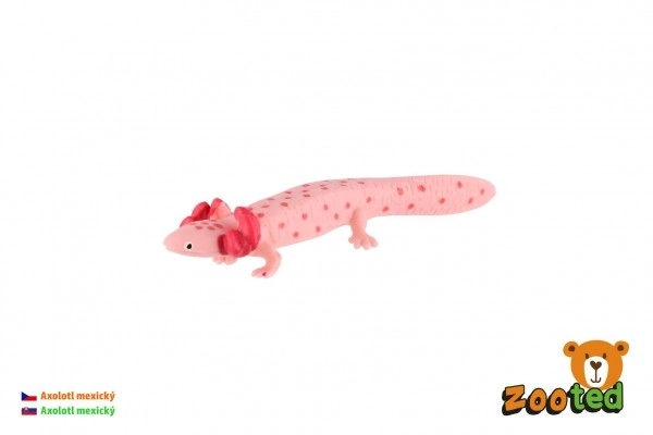 Axolotl Mexicaanse zooted plastic 8cm in zak