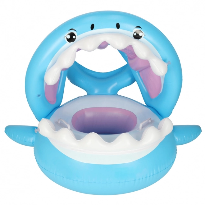 Shark Floatie with Sun Canopy for Babies