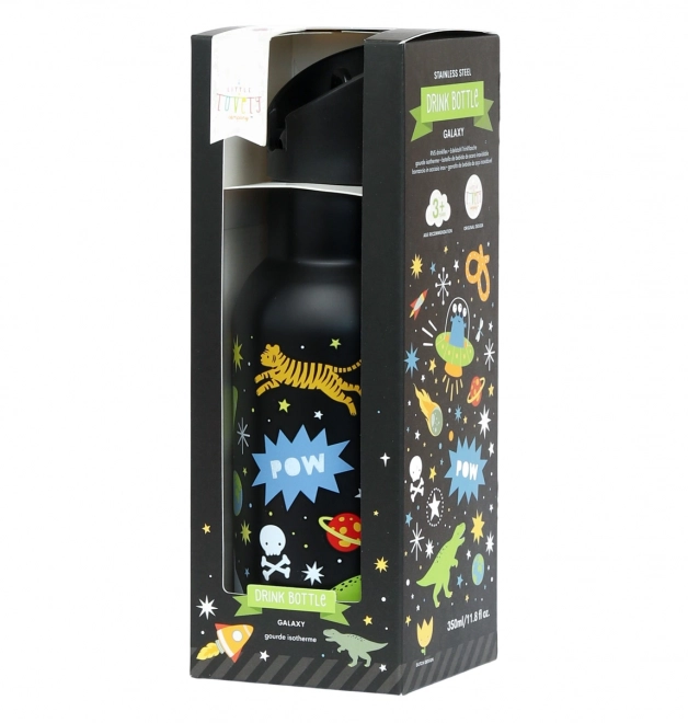 A Little Lovely Company Stainless steel drinking bottle 500 ml – Universe
