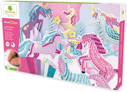 Stick & Fun XXL Creative Mosaic Set – Unicorns