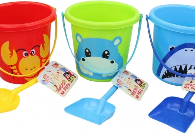 Children's bucket with shovel